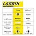 LANNIU Garage Hooks-Garage Storage Utility Hooks and Hangers,Heavy Duty Wall Mount Tool Holder for Organizing Power Tools,Ladders,Bikes,Ropes,Garden Hoses,Bulk Items