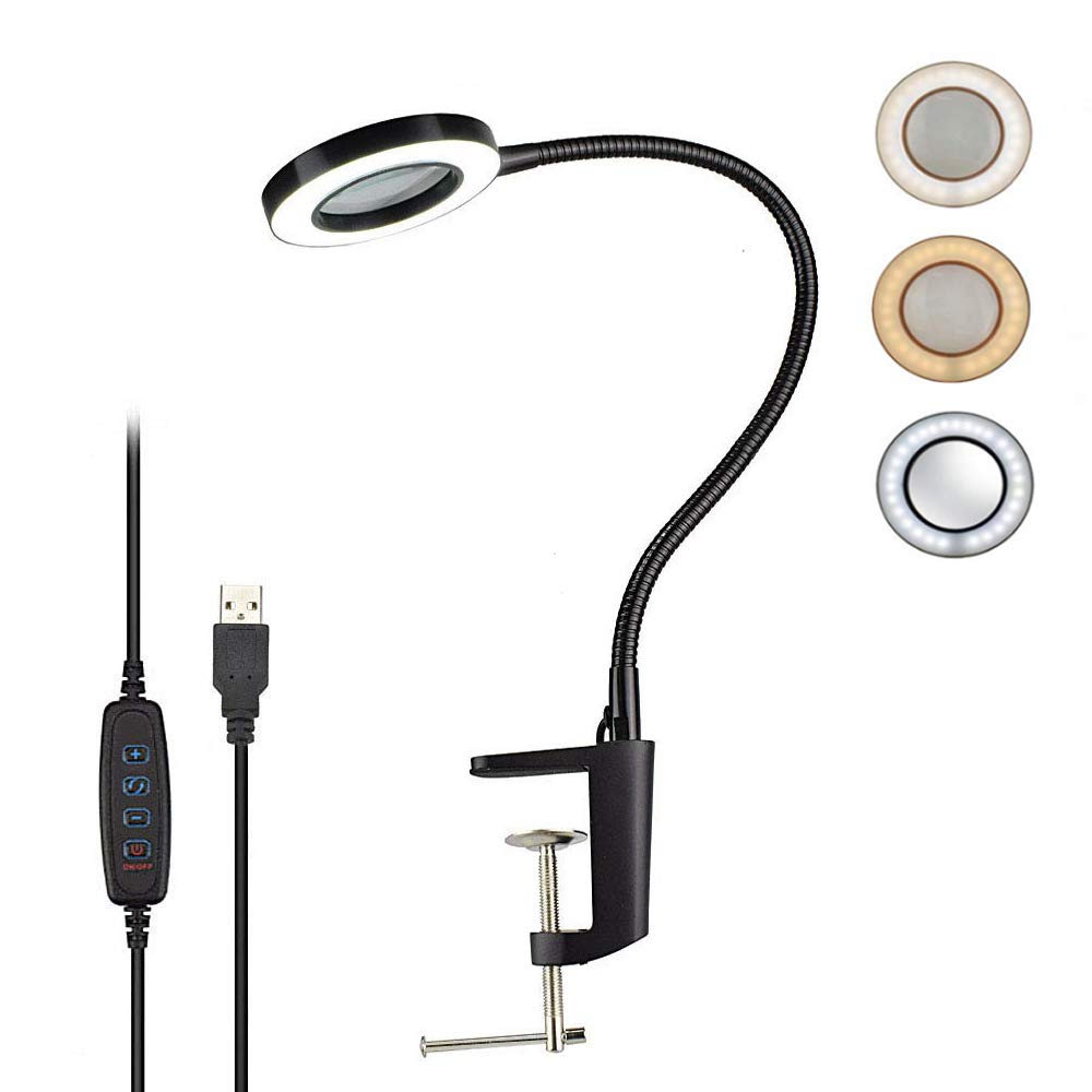 Best magnifying glass desk lamp with light