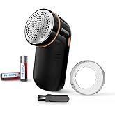 Philips Fabric Shaver and Lint Remover, 8800 RPM, Safe on Clothes | Removes pills and bobbles – fabric shaver for clothes, la