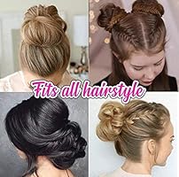 Amazon Com Hair Bun Extensions Wavy Curly Messy Donut Scrunchy