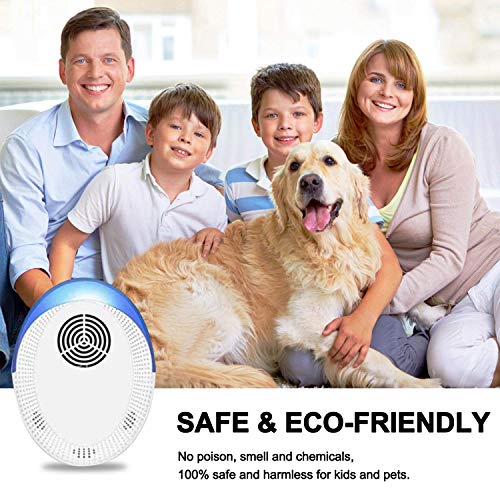 Ultrasonic Pest Repeller, 6 Packs, 2020 Upgraded, Indoor Electronic and