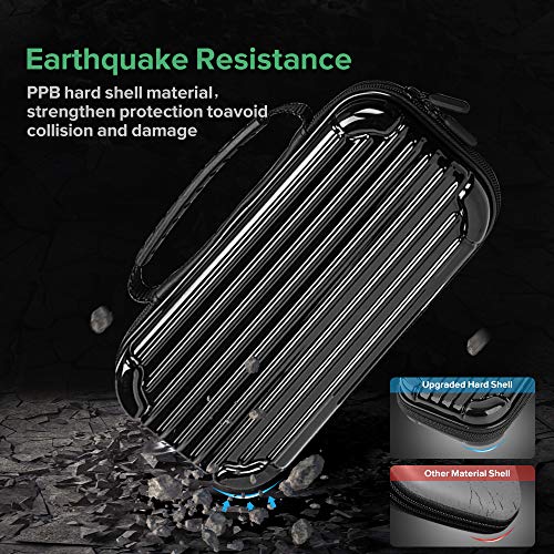 image for Carrying Case for Nintendo Switch and Accessories, Protective Hard She