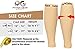 Physix Gear Calf Compression Sleeves for Women and Men - Compression Sleeve for Running, Provides Support and Shin Splints comfort, Compression Sleeves for Enhanced, Beige/Nude, L/XL