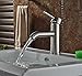 Rozin Brushed Nickel Single Hole Basin Faucet Deck Mounted Vanity Sink Mixer Tap