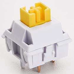 WS Yellow Mechanical Keyboard Linear Lubed