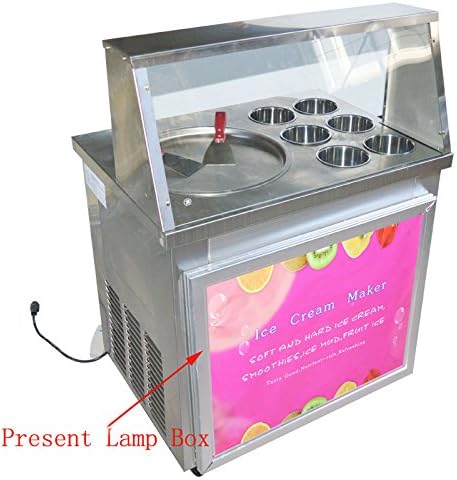 Commercial Ice Cream Maker Machine Fried Ice Cold Machine Food 110V