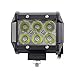 V Spec 6x18w Abs Housing 18W Led Work Light Bar Spot for Off Road Vehicle Lighting ATV UTV Golf Cart Cree, Pack of 6