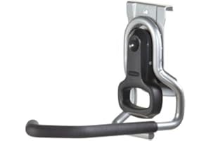 Rubbermaid FastTrack Garage Organization System Vertical Bike Hook Black Holds up to 50 Pounds Wall Mount and Heavy Duty Gara