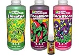 FloraGro, FloraBloom, FloraMicro Set + 1oz Floralicious Plus (Quarts)