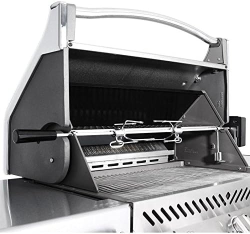 review Napoleon P500RBNSS Prestige Gas Grill with Rear Burner Stainless Steel Doors and Lid