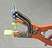 Livestock Ear Tag Pliers Applicator Universal for Livestock Cattle Cow Pig Goat Sheep Lamb Ear Tag Tool Animal Instruments Tool Universal Tagger Puncher Pliers Farm Supplies,Orange
