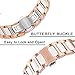 TRUMiRR for Fossil Gen 4 Q Venture HR Women/Gen 3 Q Venture Watchband, 18mm Stainless Steel & White Ceramic Watch Band Quick Release Strap Wristband for Garmin Vivoactive 4S TicWatch C2 Rose Gold