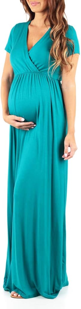 Women's Maternity Short Sleeve Dress - Made in USA at  Women’s Clothing store