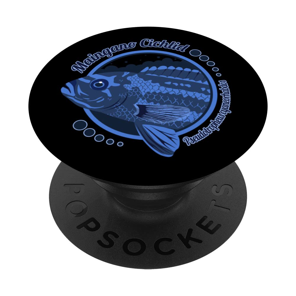 Maingano Cichlid Lake Malawi Mbuna Aquarium Fish Keeper PopSockets Swappable PopGrip