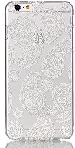 iPhone 6 Slim TPU Case,GreenDimension Transparent Petal Inked Pattern Hybrid 2 in 1 Protective Floral Shell with Flexible Silicon Soft TPU Girly Perfection Cover + Touch Pen for Apple iPhone 6 6s 4.7"