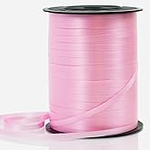 GIFTEXPRESS 500 Yards Pink Curling Ribbon/Balloon Ribbon/Balloon Strings/Gift Wrapping Ribbons Supplies