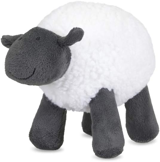 Petface Stanley the Sheep Plush Dog Toy with Squeaker