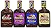 Famous Dave's BBQ Sauce Variety Bundle - 4 pck, Rich & Sassy, Sweet & Zesty, Natural Sweet & Devil's Spit (79 oz.)