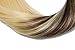 Clip In Human Hair Extensions Medium Brown to Bleach Blonde Extension Clip ins Thickened Double Weft 9A Brazilian Hair 120g 7pcs Full Head Silky Straight 100% Human Hair Clip In Extensions 18 Inch