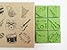 Np Crafts 12 Kids Music Instruments Rubber Stamps Set (CR018) New Packaging come in Round Plastic Box
