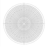 SUXING Optical Comparator Chart for Profile Projector Overlay Chart 300mm 512075