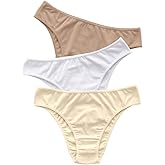 Leonisa 3-Pack no show cheeky underwear for women - Cotton panties