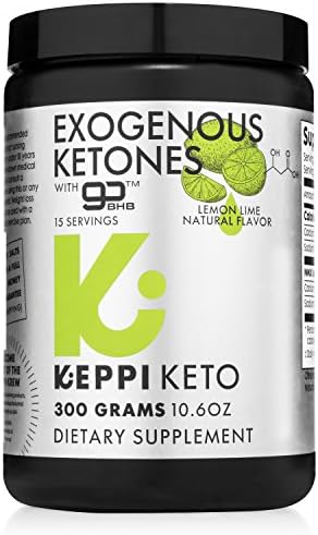 Keppi Keto Exogenous Ketones Salts Dietary Supplement for Ketogenic Diet (10.5 Oz)