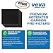 VEVA 1 Premium HEPA Filter Including 4 Carbon Pre Filters Compatible with AP-1512HH 3304899 CW Air Purifier Advanced Filters