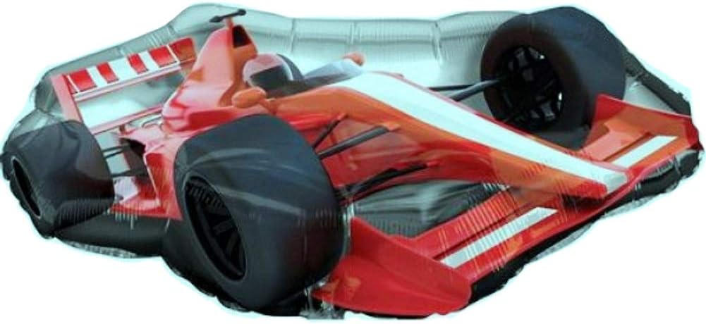 MBB Large Red Racing Race Sports Car Boys Birthday Party Foil Helium Balloon 22920
