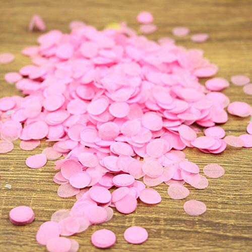 Pink Confetti 10mm Tissue Paper Confetti Party or Wedding Decoration Pack of 3000 Pieces
