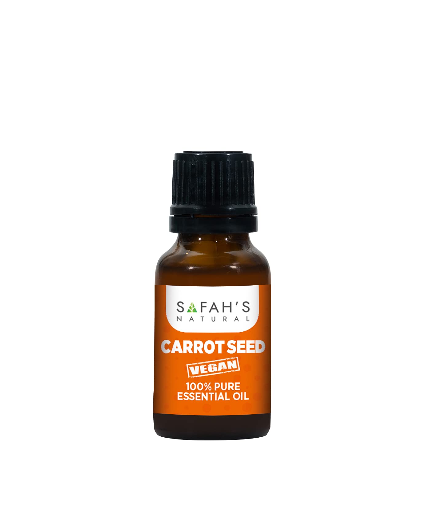 Safah’s Natural - 100% Pure Carrot Seed Essential Oil - Skincare, Haircare, and Antioxidant Boost - 15ml