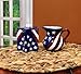 American Flag Cream & Sugar Set of 2 By Ack