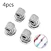 VoiceFly Magnetic Stainless Steel Pen Holder Clips, Fit for Any Size Pens Removable Push Pins on Refrigerator, Whiteboard, Erase Board and Bulletion Board(4pcs)
