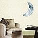 Wall Stickers,GOODCULLER 3D Luminous Large Moon Fluorescent Wall Sticker Removable Glow In The Dark Sticker Background Decorated Decal Home Decor