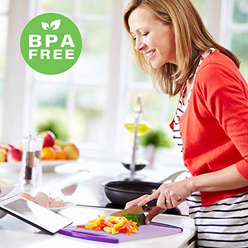 Neoflam Microban Antimicrobial Protection Cutting Board 11'', Stain