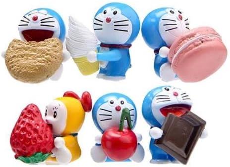 Doraemon Mini Doll - 6 Piece Set
