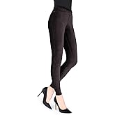 MeMoi Thin-Rib Slim-Cut Stretch Corduroy Leggings