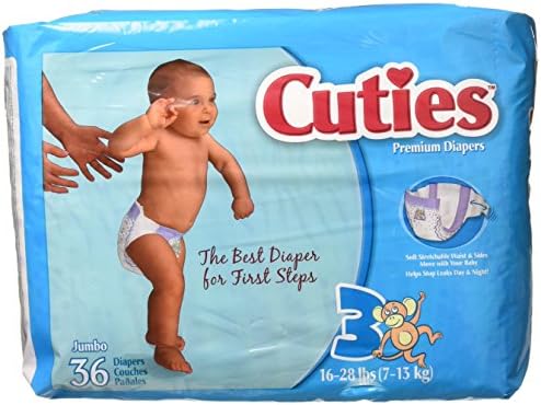 cuties diapers size 3 price