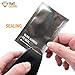 Premium Rechargeable Mini Heat Sealer by HallGEMs no Batteries Needed, Bonus 5 Mylar Foil Bags and Built in Bag Cutter