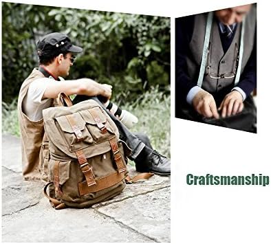 Large Camera Bags Professional Camera Backpack for DSLR Mirrorless Cameras Lens and other Accessories (Canon Eos Nikon Sony Fujifilm Olympus Panasonic Sony Samsung) (Army green)