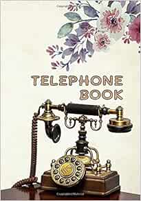 Telephone Book: Telephone Number only Book Large Print Good For Seniors ...