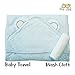 Hooded Baby Towel and Washcloth LUXURY DUAL COMBO SET | Extra Soft 600 GSM 100% Bamboo for Infant, Toddler, Newborn and Kids Great for Boys and Girls at Bath Time | Superior to Organic Terry Cotton