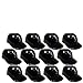 MLB Mini Batting Helmet Ice Cream Sundae/Snack Bowls, Mariners - 12 Pack