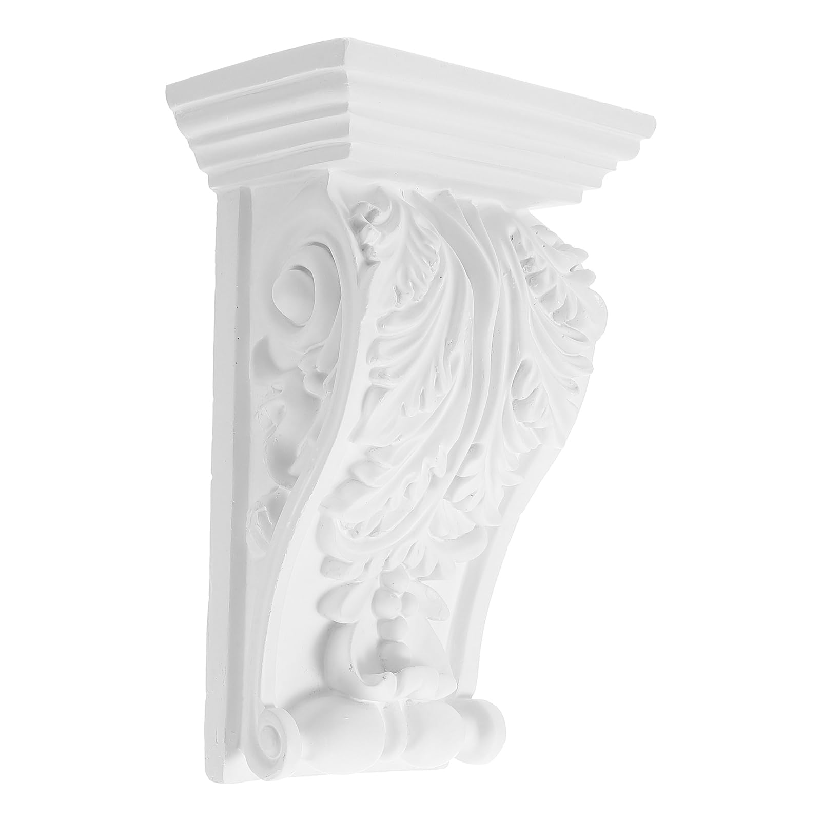 UKCOCO European Style Carved Corbel Onlay Applique 8.07X5.31X3.15 Inch Pu Decorative Beam Support Ceiling Trim Lightweight Wall and Furniture Moulding