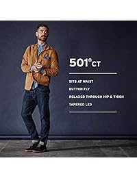 Levi 's Hombre 501 Jean personalizado de ajuste cónico