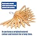 HKLIVE Natural Wooden Suit Hangers with Pants Bar Solid Wood Coat Hanger with 360 Degree Swivel Hook 20 Pack