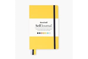 BESTSELF CO. BestSelf Self Journal 13-Week Productivity Journal with Prompts, Undated Planner and Guided Journal for Women and Men, Summer Yellow
