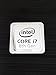 Intel Core i7 8th Gen Metal Sticker Silver/Chrome Coffee Lake Case Badge Logo 20mm x 20mm