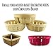 One Quart Wooden Berry Baskets (8-Pack)