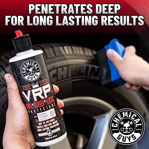 Chemical Guys V.R.P. Vinyl, Rubber And Plastic Super Shine And Protectant, Safe for Cars, Trucks, SUVs, Motorcycles, RVs & More, 473 ml
